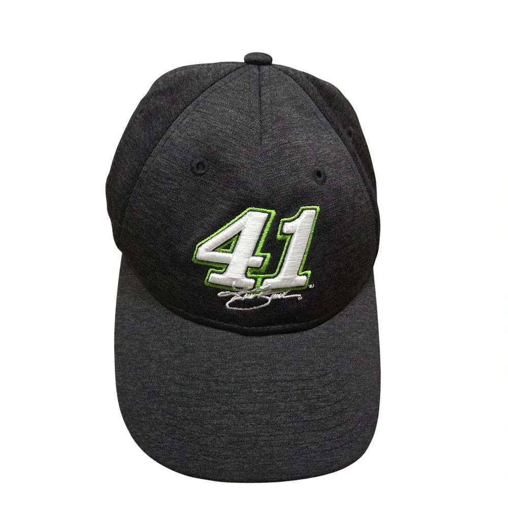 New Era 9TWENTY Kurt‎ Busch 41 NASCAR Hat Womens Grey Adjustable Strapback Cap